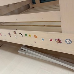 家具 ベッド 二段ベッドの画像