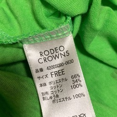 中古 ロデオクラウンズ 半袖Tシャツ美品の画像