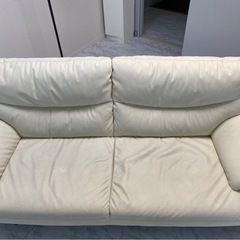 【無料で差し上げます】ソファー/ホワイト　0円
