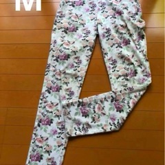 【Mサイズ】花柄　ボトムス