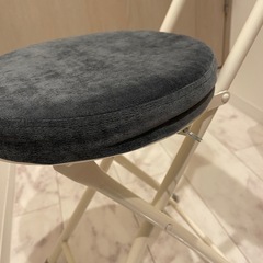 美品　背もたれ折りたたみチェアの画像