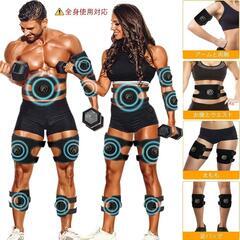 ems 腹筋ベルト多部位使用可能 特許ジェルシート不要 2本セット 筋トレの画像