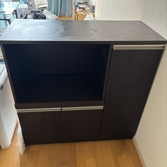 ニトリ　レンジ台　キャビネットの画像