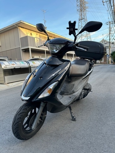 スズキ　アドレスV125S 黒　都内、横浜市内ぐらいでしたら配送も可能