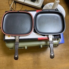 未使用品 
ハッピーコール ホットクッカーグルメパン ガス直火用 ブラウンの画像