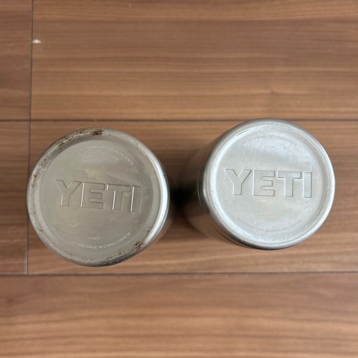 YETI 保冷　ランブラー　タンブラー　ステンレス　シルバー　セット　イエティ