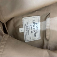 BEAMS ベージュ スプリングコート Sサイズの画像