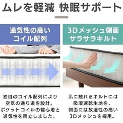 シングルベッド(布団・フレーム付)の画像