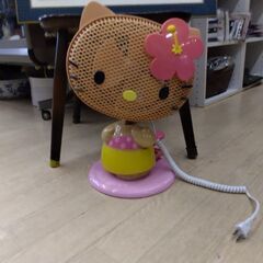 極上美品　激レア　日焼け　キティちゃん　扇風機
