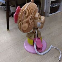 極上美品　激レア　日焼け　キティちゃん　扇風機の画像