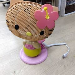 極上美品　激レア　日焼け　キティちゃん　扇風機の画像