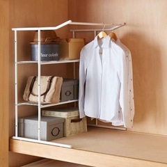 押入れ収納 押入れハンガーシェルフ ハンガーラック
