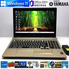 ★Office2024導入★NEC NS750/A【最強 i7 +メモリ16GB(新) +SSD512GB(新品)】高音質YAMAHAサウンド★フルHDタッチパネル（管理：202507072346）の画像