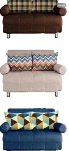 ソファベッド ベージュ