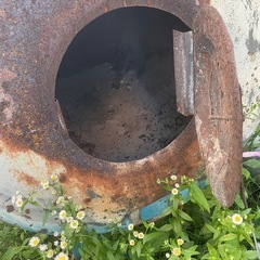 薪ストーブ　大型　灯油タンク改の画像
