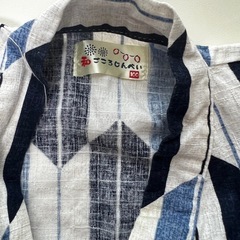 サイズ100 　甚兵衛　こども服　お祭り　夏の画像