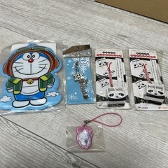 【希少】未使用非売品チャーム5個セット ドラえもん パンダポスト...