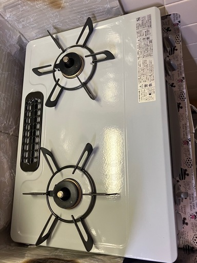 リンナイ　プロパンガス用　グリル付ガステーブル