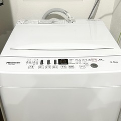 Hisense 縦型洗濯機 5.5kg 2020 HW-T55Dの画像