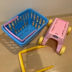 おままごと　ショッピングカートの画像