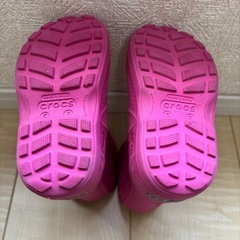 レインブーツ　クロックス　7C キティーちゃんの画像