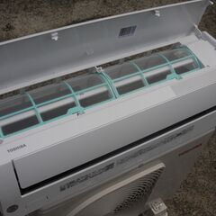 極美品 2025年 東芝 ルームエアコン 大清快 RAS-N221X R32冷媒 2.2kw 冷房 6～9畳 暖房 5～6畳 日あたりセンサー搭載 プラズマ空清の画像