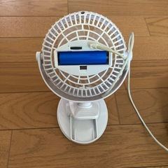 クリップ　扇風機　外部電池付きの画像