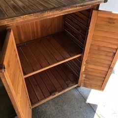★木製　物置き★の画像
