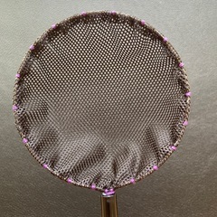 メダカ選別網　黒網　丸型パープルの画像