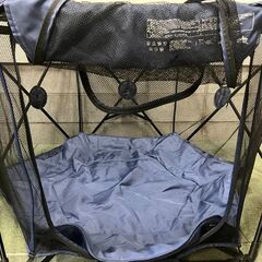 RiZKiZ ソフトベビーサークル メッシュ 六角形 メッシュ ブルー 5か月～3歳 幅135cm×奥行124cm×高さ75cmの画像