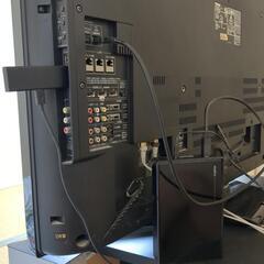 2画面REGZA42インチ＋外付けハードディスク＋Amazonファイヤースティックの画像