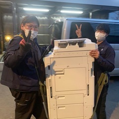 江戸川区一之江近辺　ハイエース等でコピー機の配送　設置　搬出