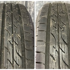 難あり バリ山 BRIDGESTONE ブリヂストン 低燃費タイヤ NEXTRY 155/80R13 79S 夏タイヤ 4本SETの画像