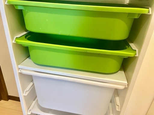 定価3万⬆️IKEA トロファスト 2台セットボックス&棚付き