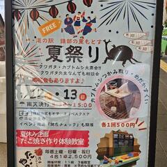 カブトムシ掴み取り、めだかすくいのイベント