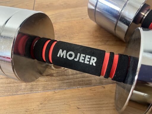 MOJEER ダンベル 可変式 小型 スチール製 2個セット (nagatsuki