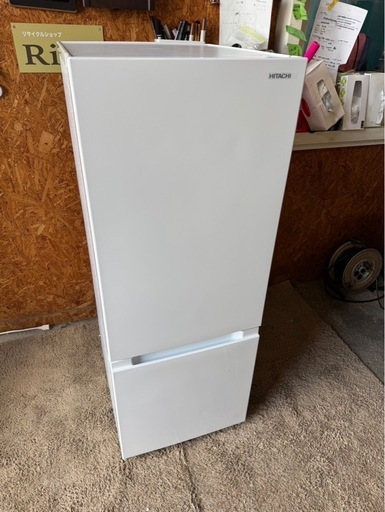 G0704 HITACHI 2022年　冷蔵庫　2ドア　
154L  日立