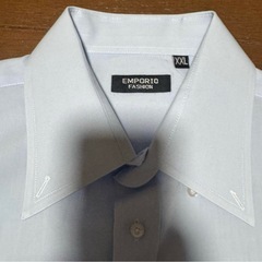 EMPORIO FASHION Yシャツ　ブルー　長そでの画像