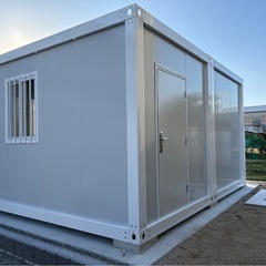 福岡市内展示物あり、見学可能　プレハブハウス3×6 物置きプレハブハウスガレージの画像