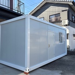 福岡市内展示物あり、見学可能　プレハブハウス3×6 物置きプレハブハウスガレージの画像