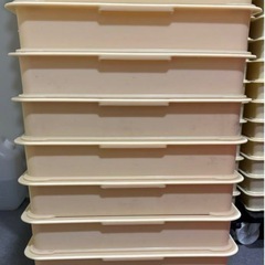 【美品】三甲製番重　家庭菜園　ガレージ
収納　物置収納の画像