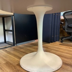 ★最終★【IKEA DOCKSTA／ドクスタ】丸テーブル ホワイト（直径103cm）おしゃれなカフェ風デザイン☕️の画像
