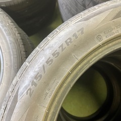 無料タイヤ　215/55ZR17の画像