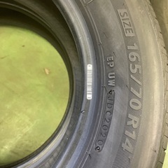 無料タイヤ　165/70R14の画像