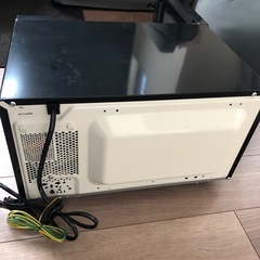 ツインバード ミラーガラスフラット電子レンジ DR-D269B の画像