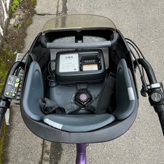 ＜整備済＞ヤマハPAS・KISS 3人子供乗せ・20インチ電動アシスト自転車・パープル・子供乗せ自転車の画像