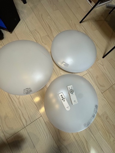 LEDシーリングライト3個セット (さーさん) スペースワールドの