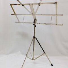 【恵庭】ZEN-ON　譜面台　楽譜スタンド　折りたたみ　収納ケース付き　中古品　PayPay支払いOK！の画像