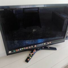 東芝REGZA　液晶破損の画像