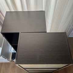 【取りに来てくださる方限定】差し上げます　カラーボックス　2個
の画像